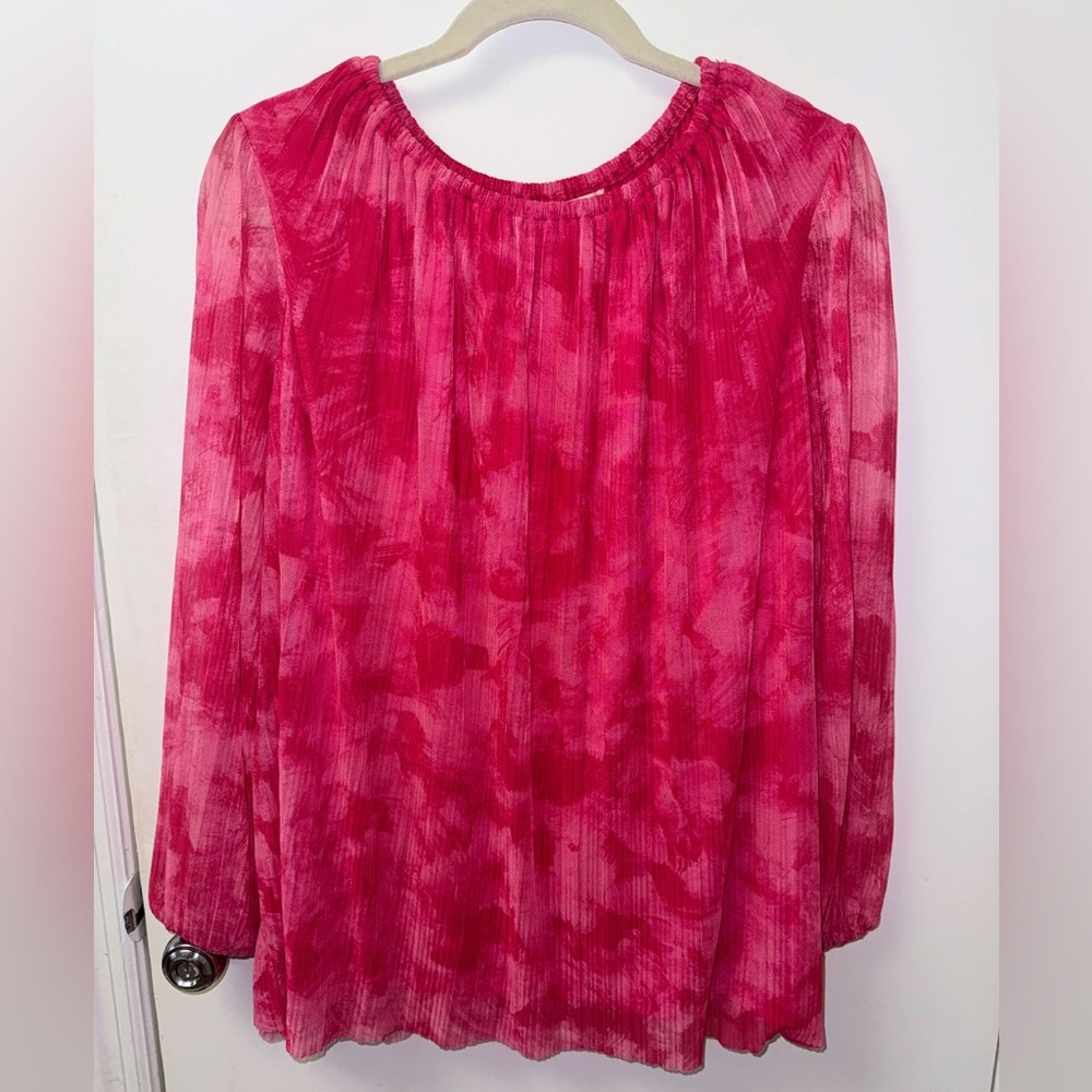 Women’s Pink Peasant Blouse